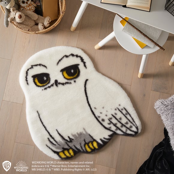 Hedwig Rug Harry Potter Hedwig Faux Fur Rug by Dunelm | uFurnish.com