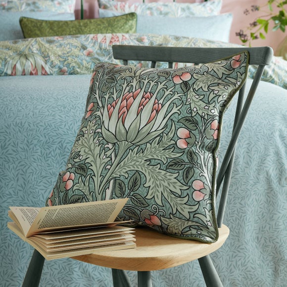 William Morris At Home Artichoke Cushion by Dunelm | uFurnish.com