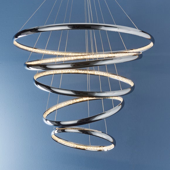 Vogue Saturn Spiral Ceiling Light By Dunelm Ufurnish vogue-saturn-spiral-ceiling-light-by-dunelm-ufurnish