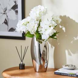 Hotel Chrome Vase by Dunelm | uFurnish.com