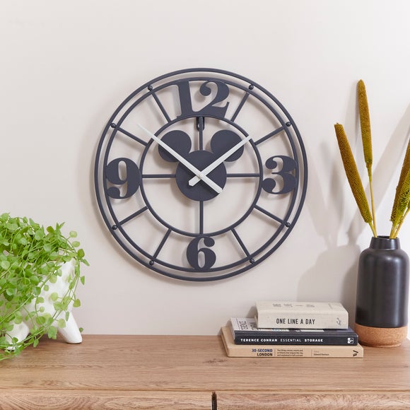 Disney Mickey Mouse Skeleton Indoor Outdoor Wall Clock by Dunelm
