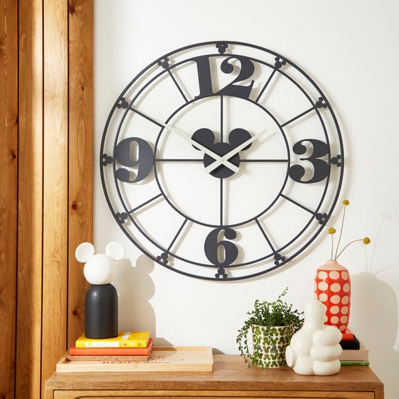 Disney Mickey Mouse Skeleton Indoor Outdoor Wall Clock by Dunelm