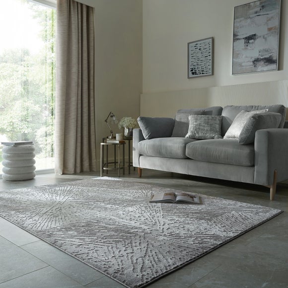 Geo Starburst Sheen Rug by Dunelm | uFurnish.com