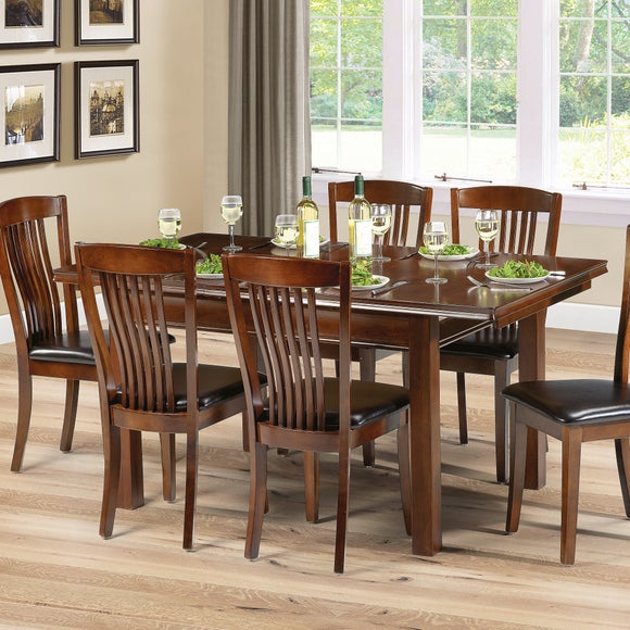 Canterbury 4-6 Seater Extendable Dining Table by Dunelm | ufurnish.com