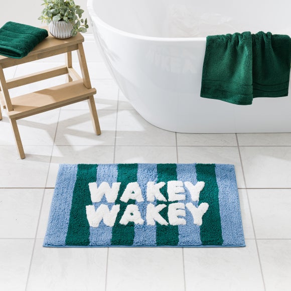 Mat 50 Elements Wakey Wakey Bath Mat by Dunelm | ufurnish.com