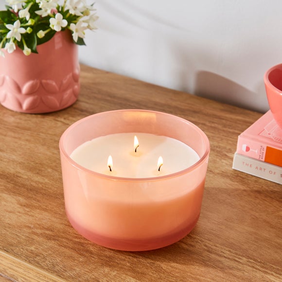 Apricot & Gooseberry Large Multi Wick Candle by Dunelm | uFurnish.com
