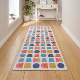 Catherine Lansfield Connect Geo Runner by Dunelm | uFurnish.com