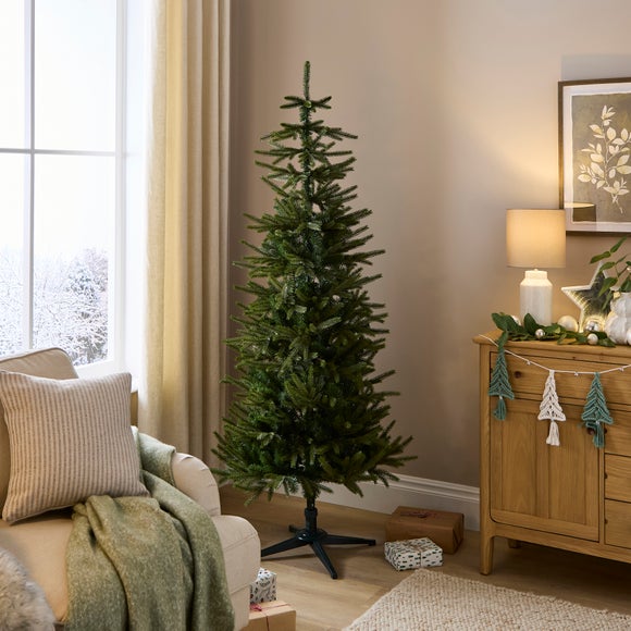 6ft Slim Abies Christmas Tree by Dunelm | ufurnish.com