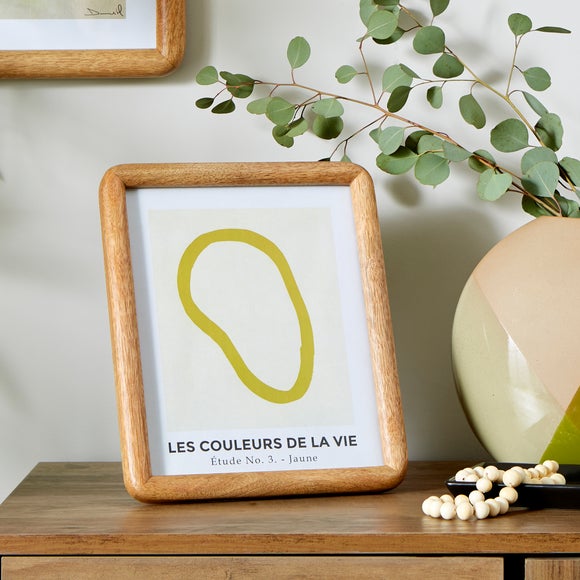 Wood Frame Edging Rounded Rounded Edge Solid Wood Photo Frame by Dunelm | ufurnish.com