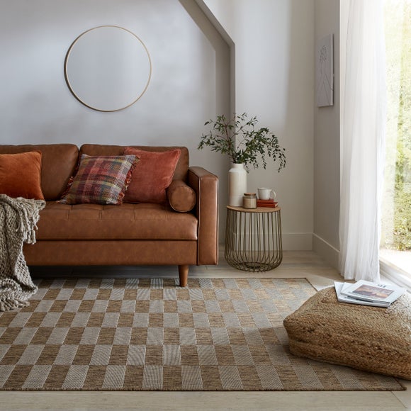 Checkerboard Indoor Outdoor Rug by Dunelm | ufurnish.com