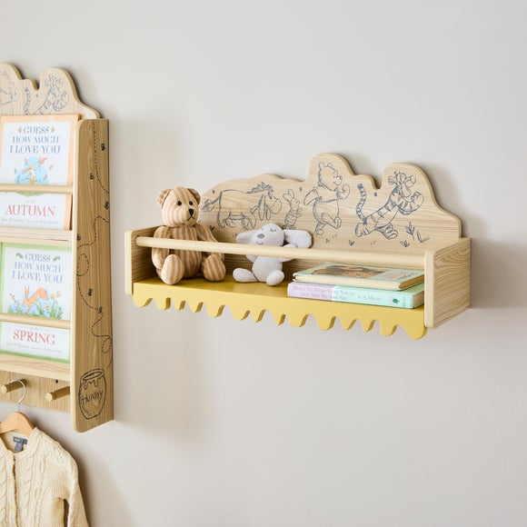 Disney Winnie the Pooh Wall Bookshelf by Dunelm | ufurnish.com