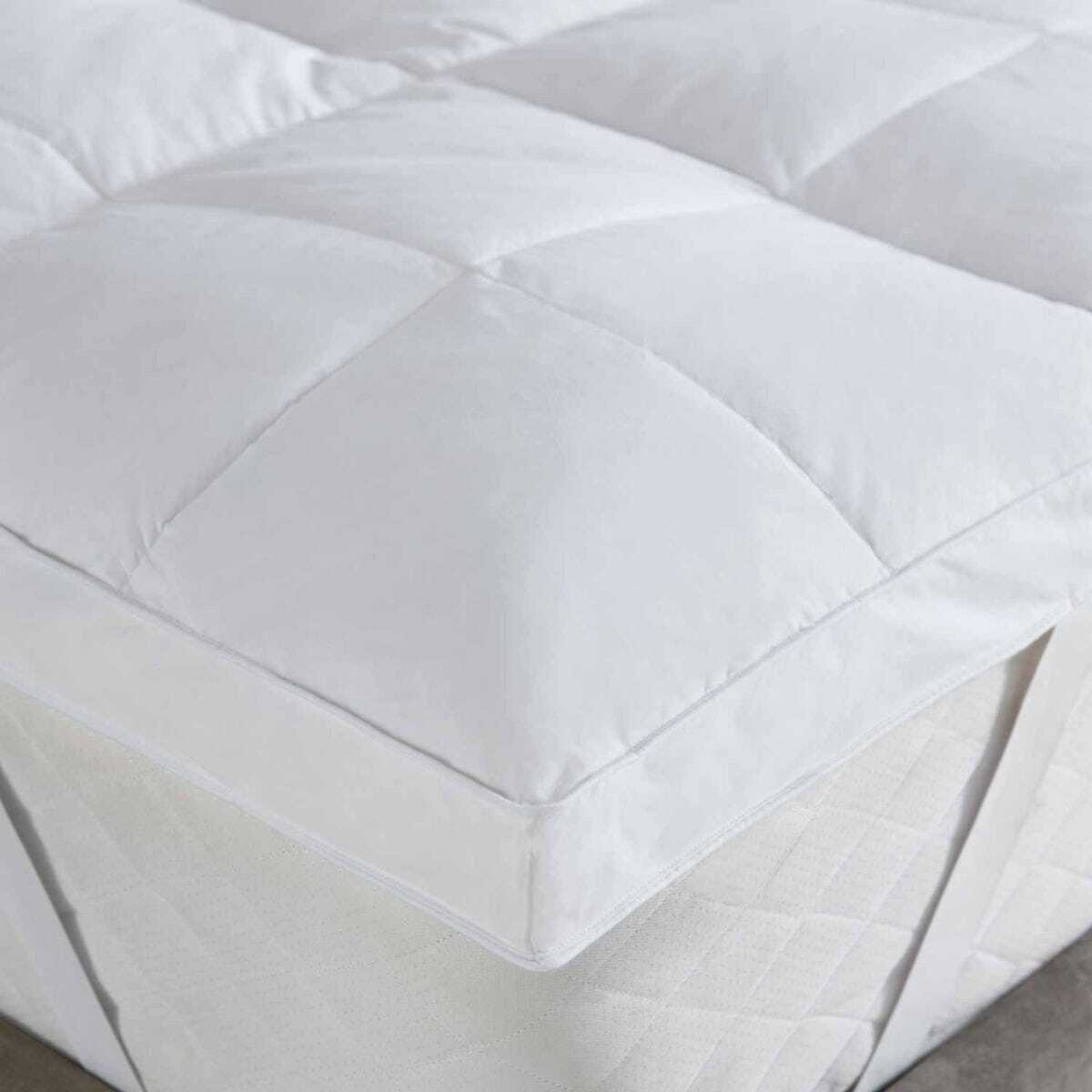 DUSK Luxury Duck Feather & Down Mattress Topper Double by Dusk