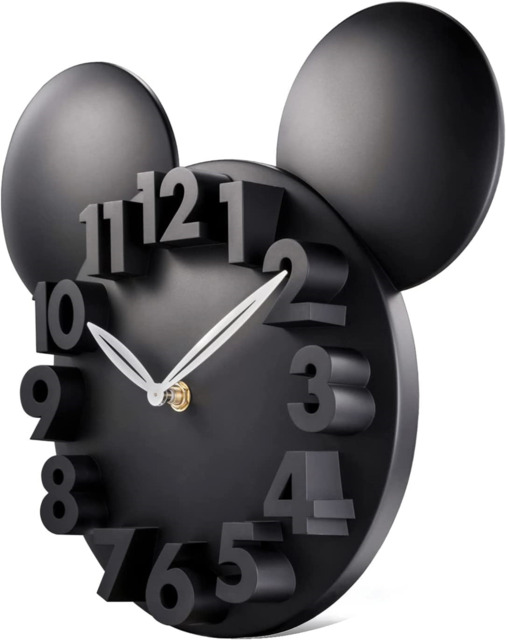 Lafocuse 3d Cute Black Mickey Mouse Wall Clock For Kids Room by eBay ...