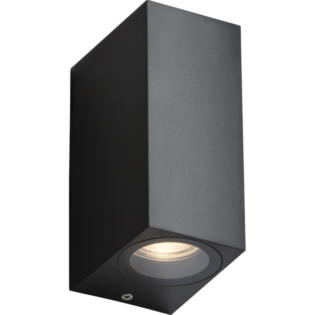 Up Down Outdoor Wall Light 5w Gu10 Ip65 Black Knightsbridge Als2bk by ...