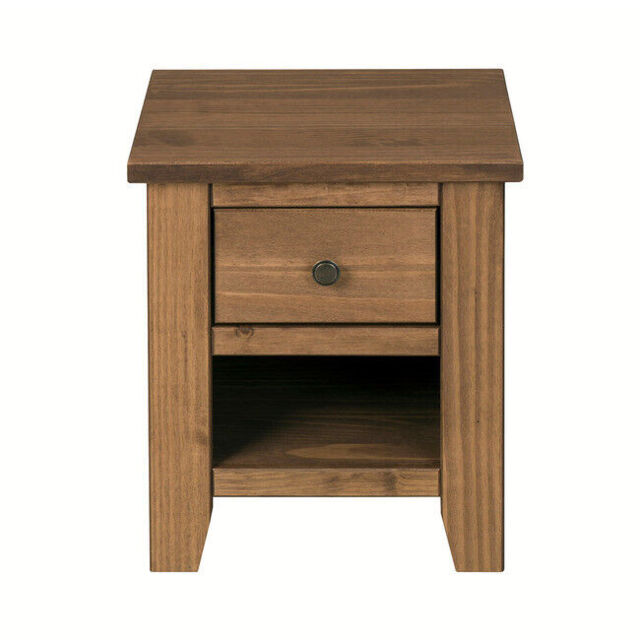 Havana 1 Drawer Lamp Table Bedside Nightstand Mexican Pine Aztec Stain — free download