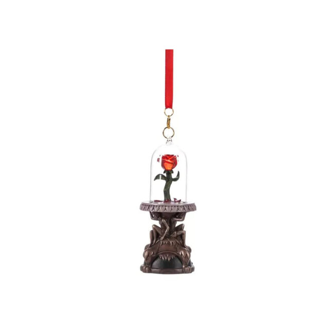 Enchanted Rose Light-up Living Magic Sketchbook Ornament, Beauty And by ...