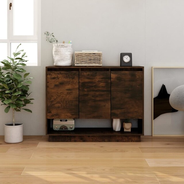 Image showcasing Sideboard Chipboard Living Room Bedroom Storage Cabinet Multi Colours ...