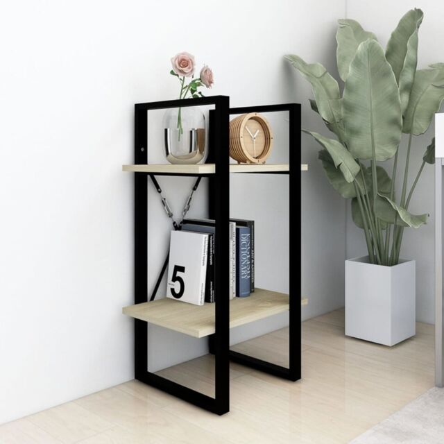 2-tier Book Cabinet Bookshelf Bookcase Storage Bookstand Engineered by ...