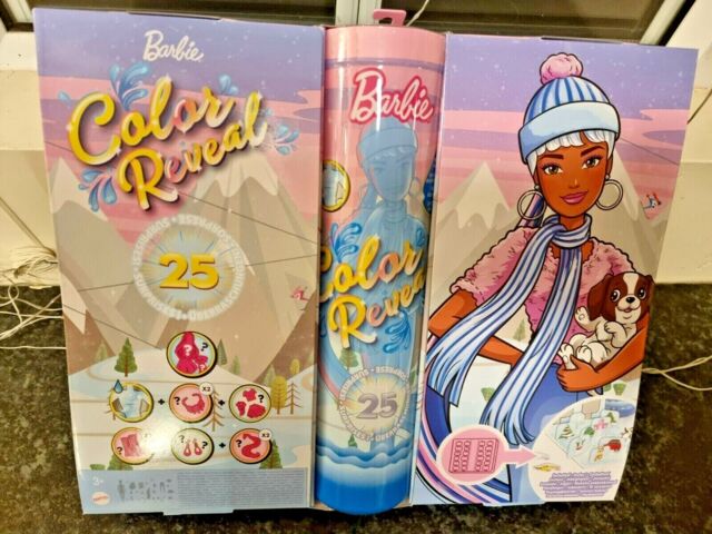 Barbie Color Reveal Advent Calendar, 25 Surprises Include Barbie Doll ...