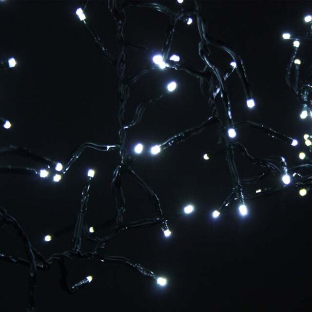 Festive Magic 240 Cool White Led Cluster Christmas Lights by eBay ...