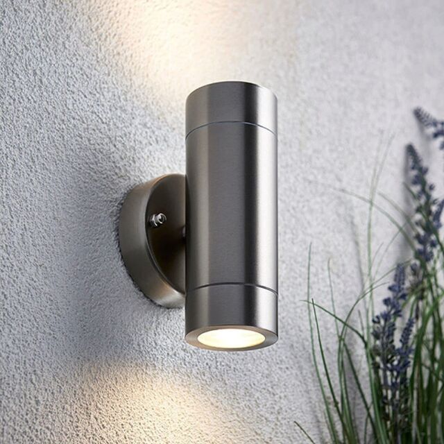 Up Down Led Light Modern Stainless Steel Outdoor Garden Gu10 Wall by ...