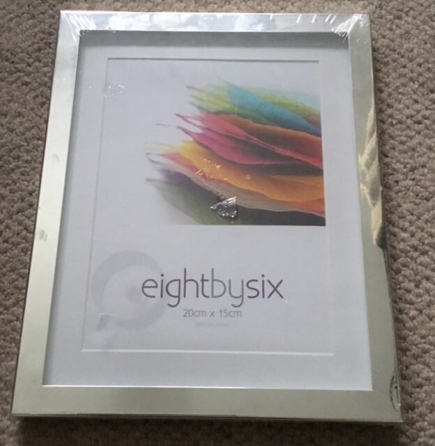 Silver Box Frame Mayfair Silver Box Frame 8 X 6”. 20 X 15cm. Brand Original Packaging by ...