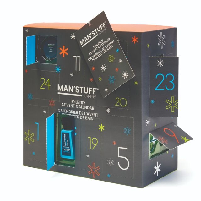 Man Stuff Mens Christmas Advent Calendar Toiletry Grooming Bath Gift by ...