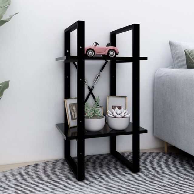 2-tier Book Cabinet Bookshelf Bookcase Storage Bookstand Engineered by ...