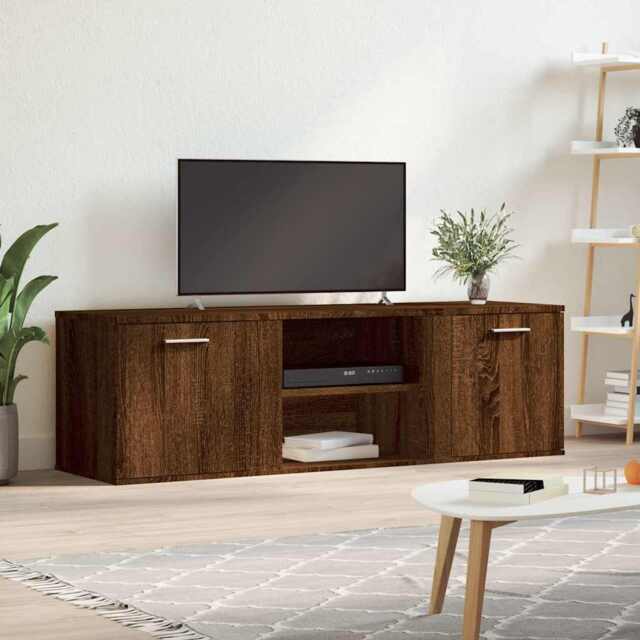 Tv Cabinet Tv Unit Storage Cabinet Entertainment Centre Engineered by ...