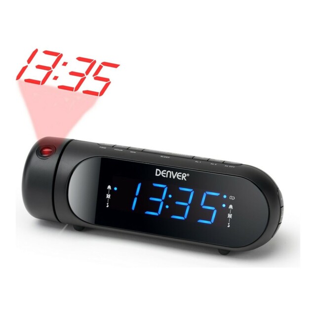 Clock-radio Fm Denver Electronics Cpr-700 Black by eBay | ufurnish.com