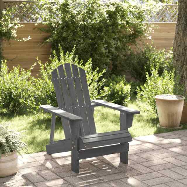Adirondack Chair Outdoor Chair Patio Garden Chair Seat Solid Wood Fir ...