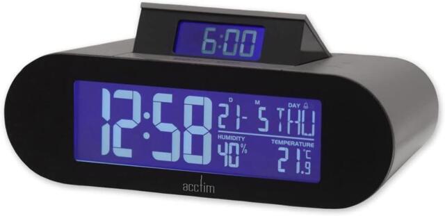 Digital Reverse Clock Acctim Kian Reverse Digital Pop Up Alarm Clock Matt Black 16103 by eBay ...