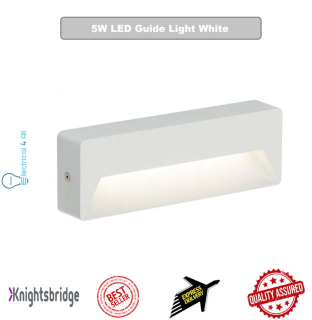 Knightsbridge 5w Led Guide Light White 230v Ip54 Rwl5w by eBay ...