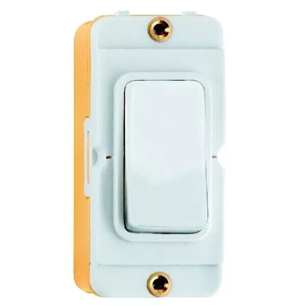 Hamilton Grid-it 2-way 10ax Satin/white Rocker Switch Insert - by eBay ...