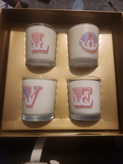 Love You Set Of 4 Pure Soy Candles Gift Set. by eBay | ufurnish.com
