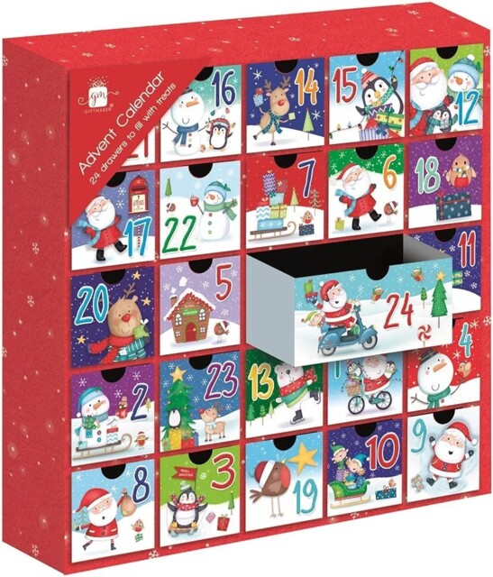 Reusable Advent Calendar Box 24 Drawers Xmas Countdown Fill With by ...