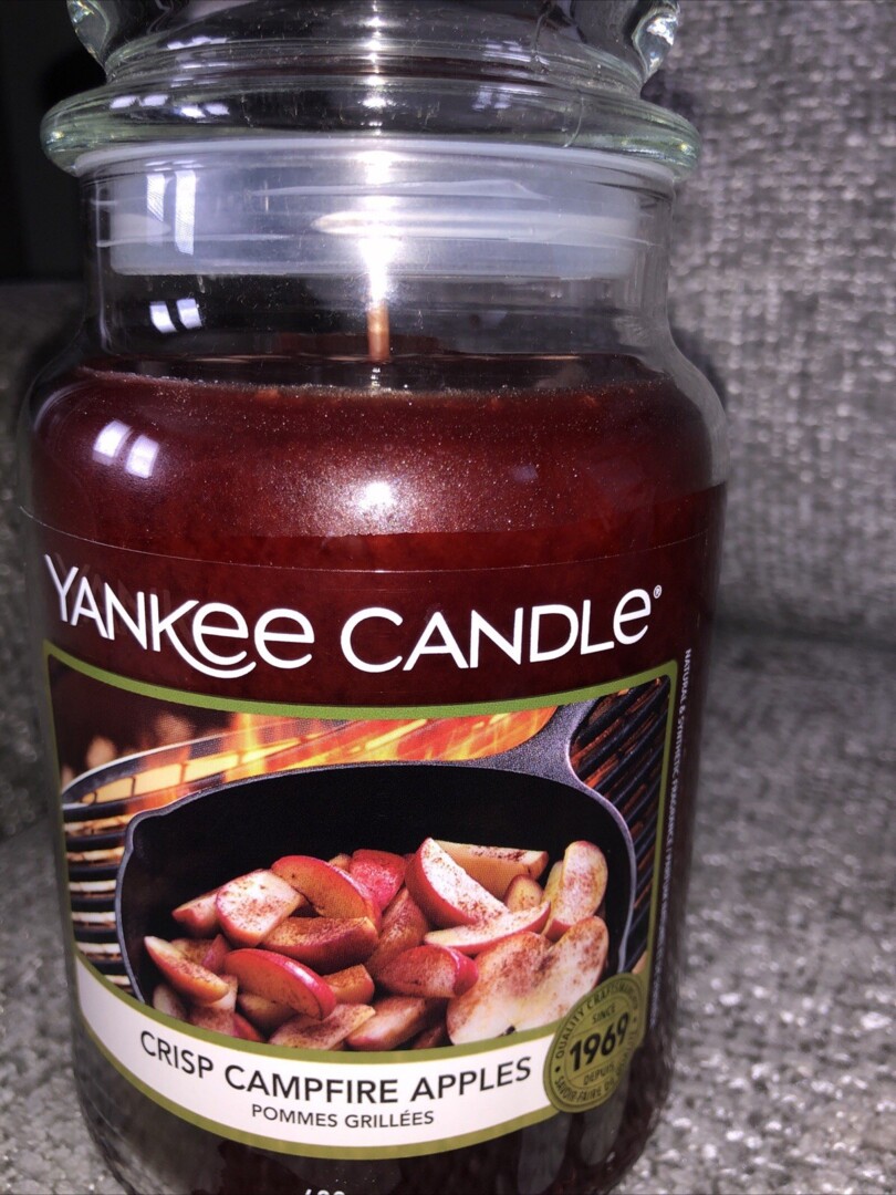 Yankee Candle Crisp Campfire Apples Large Jar - 623g by eBay