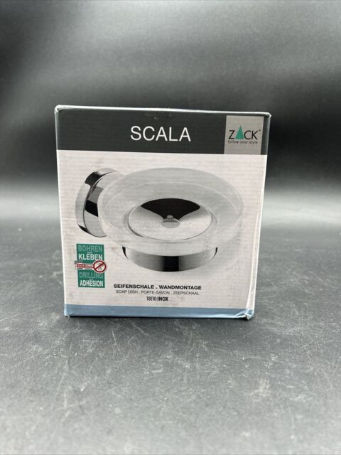 Zack Scala 18/10 Inox Wall Mounted Soap Dish Bath Or Kitchen by eBay ...
