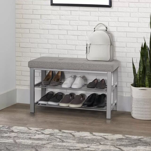 Neatfreak Shoe Storage Bench Rack With Foam Padded Cushion Seat by eBay ...
