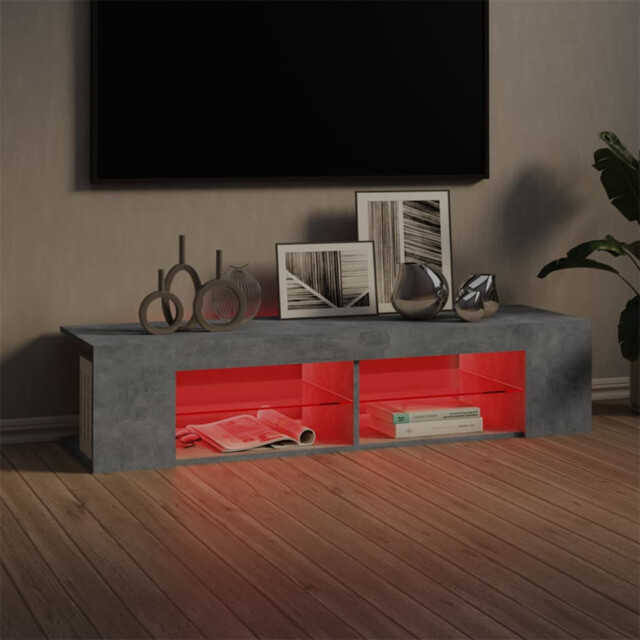 Led Tv Cabinet Stand Media Entertainment Television Lcd Rgb Led Lights ...