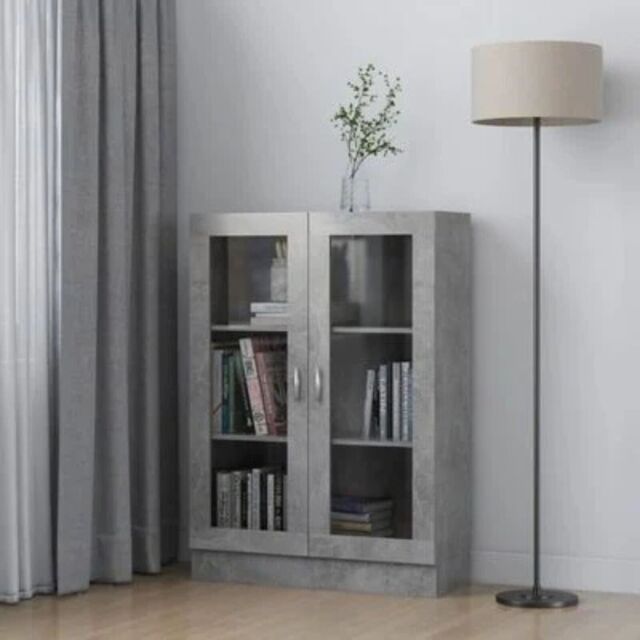 Vitrine Cabinet Bookshelf Book Stand Rack Display Cupboard Sideboard by ...