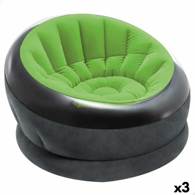 Intex Empire Green Inflatable Armchair 112 X 109 X 60 Cm [3 Units] by ...
