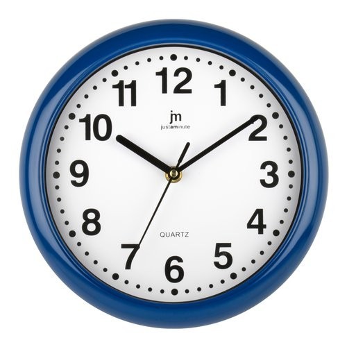 Lowell Justaminute 00710 Orologio Da Parete Quarzo – Tondo Bianco – 25 Cm Di Diametro