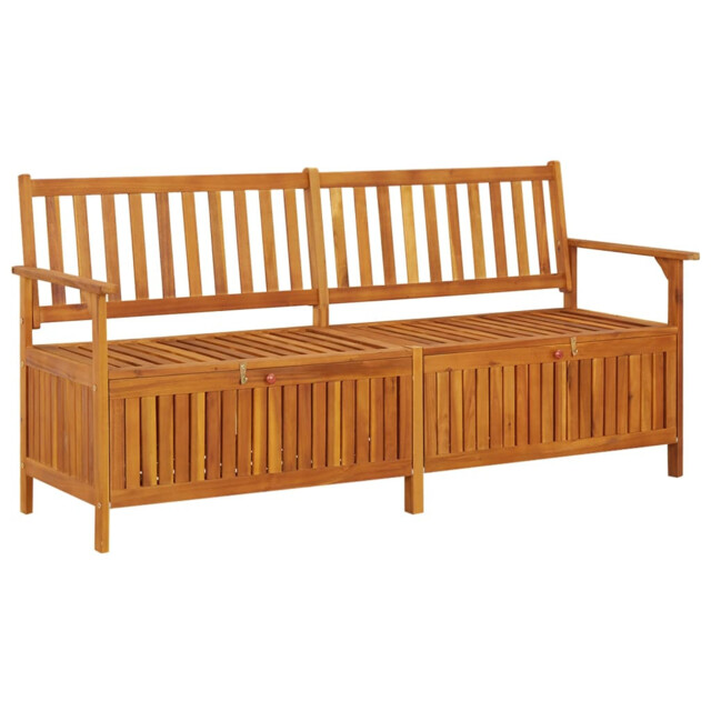 Storage Bench Outdoor Bench Seat Garden Bench Box Solid Wood Acacia by ...