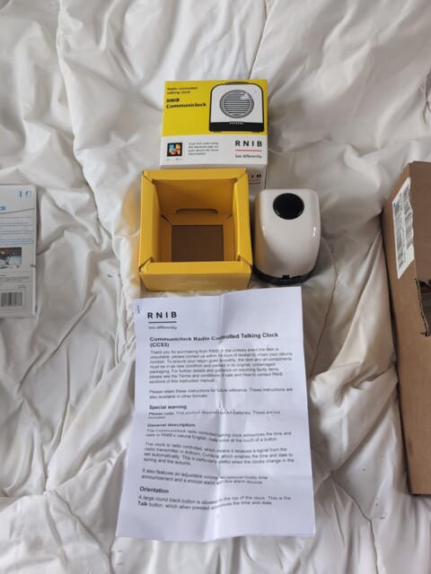 Communiclock Talking Clock From Rnib. Battery Operated. by eBay ...