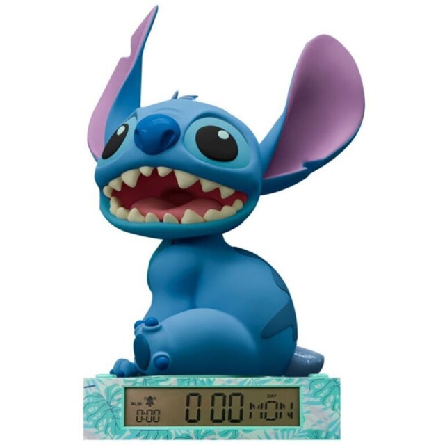 Stich Clocks Stitch Alarm Clock Digital Light Up Official Disney Licensed Product by ...