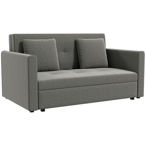 Homcom 2 Seater Sofa Bed Convertible Bed Settee W/ 2 Cushions Storage ...