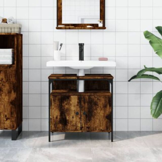 Bathroom Under Sink Cabinet Vanity Unit Sink Bathroom Basin Storage by ...