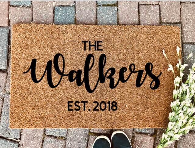 Custom Welcome Mat, Personalized Door Outdoor Decor, Doormat, Welcome ...