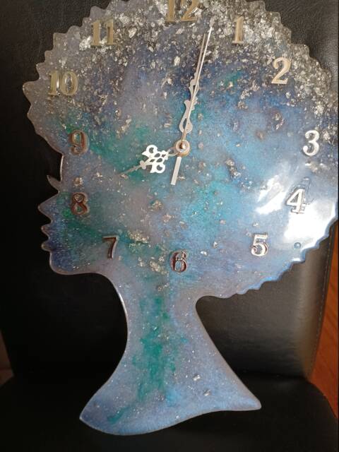 Afro Woman Clock by Etsy | ufurnish.com
